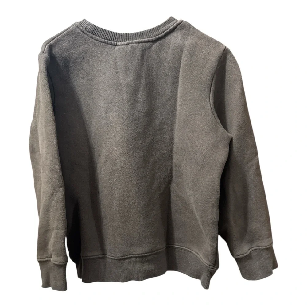 COLUMBIA Youth Sweatshirt Brown with Blue Logo Size 6